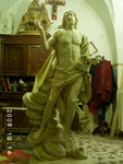 Statue in lavorazione pronte per la coloritura